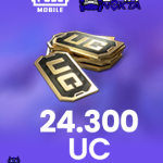 24300 PUBG Mobile UC Unknown Cash