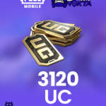3120 PUBG Mobile UC Unknown Cash
