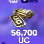 56700 PUBG Mobile UC Unknown Cash