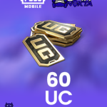 60 PUBG Mobil UC Unknown Cash