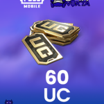 60 PUBG Mobile UC Unknown Cash (EPİN)