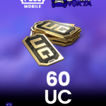 60 PUBG Mobil UC Unknown Cash Global