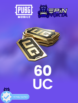 60 PUBG Mobil UC Unknown Cash