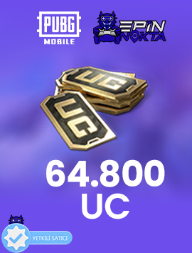 64800 PUBG Mobile UC Unknown Cash