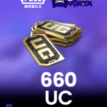 660 PUBG Mobil UC Unknown Cash Global