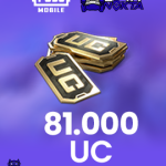 81000 PUBG Mobile UC Unknown Cash